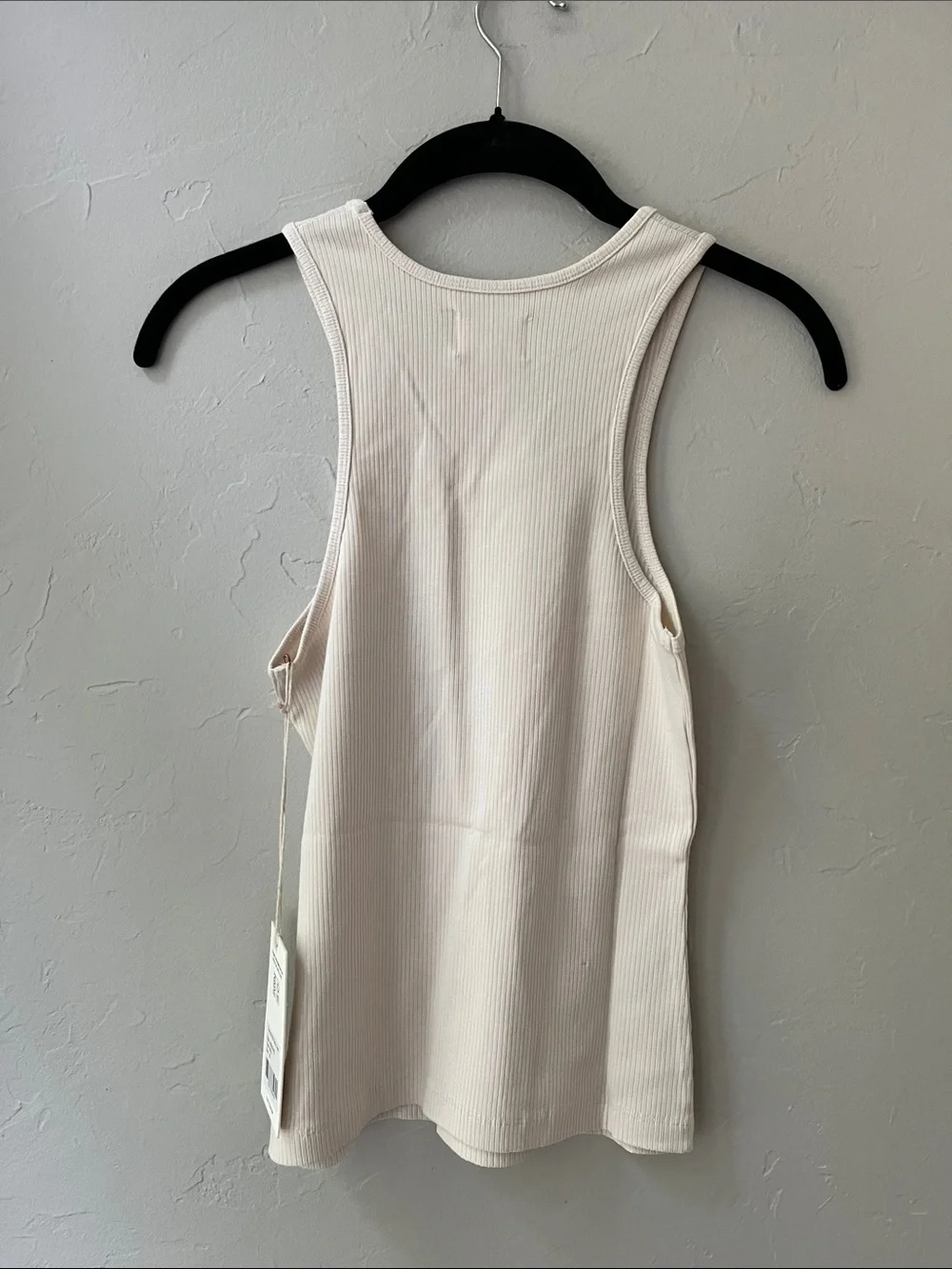 MATE THE LABEL TENCEL RIB EASY TANK BONE XS - Picture 2 of 2